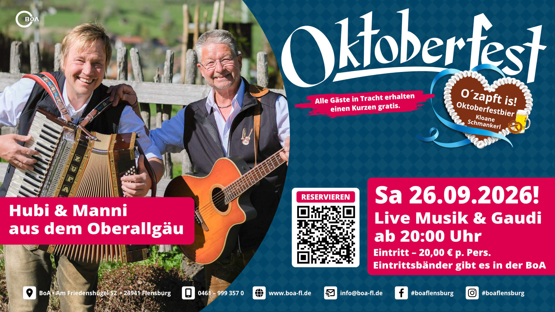BoA Flensburg - Oktoberfest 26.09.2026