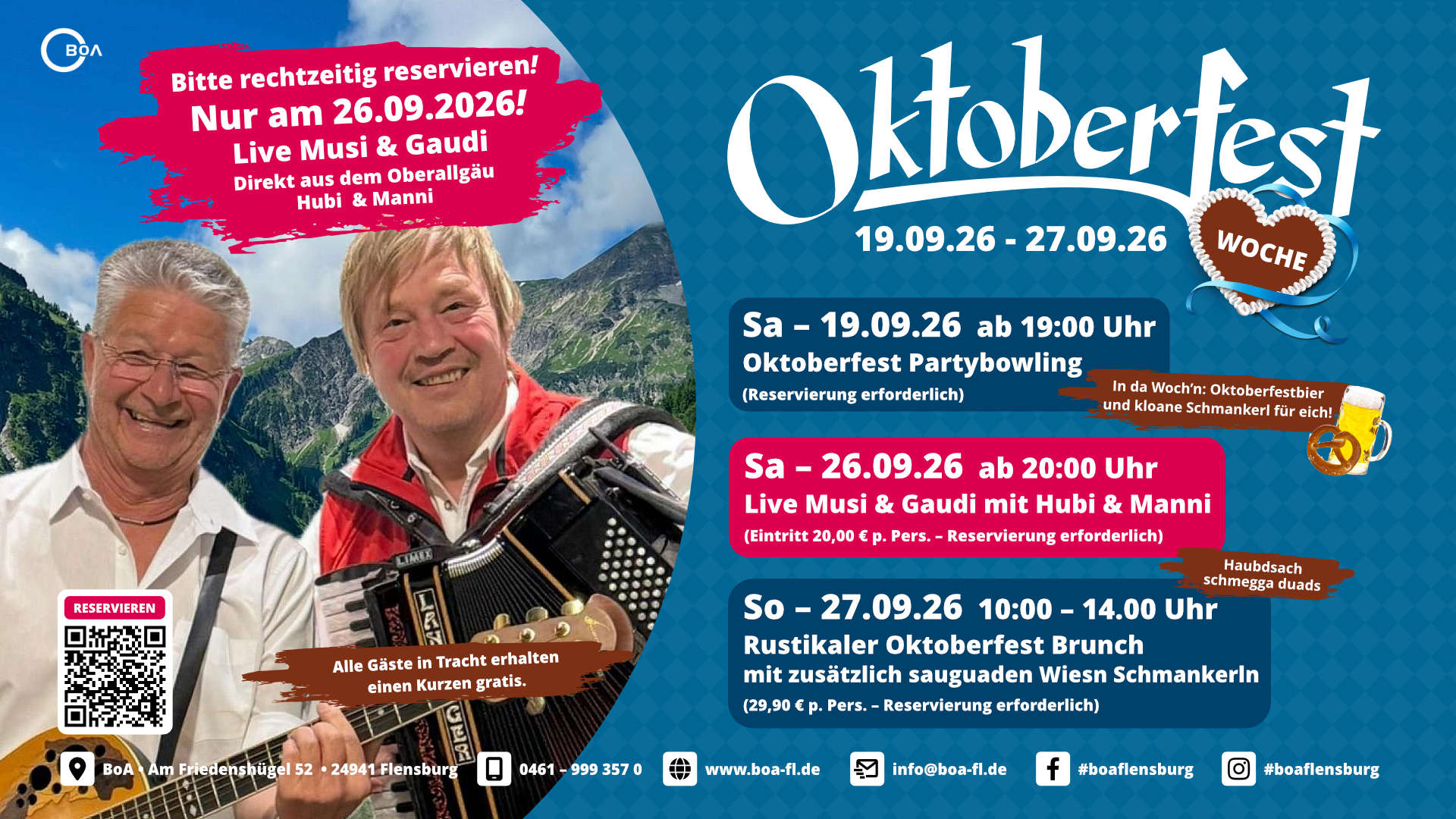BoA Flensburg - Oktoberfest 26.09.2026