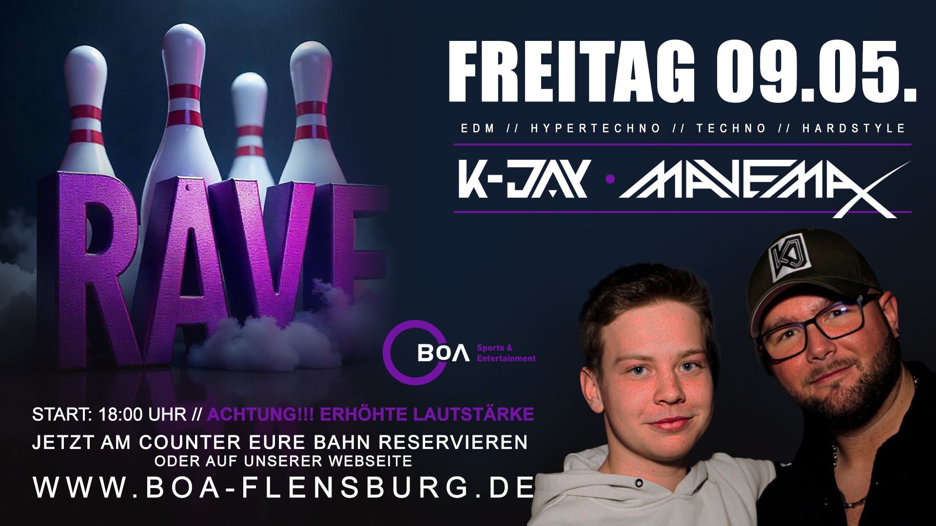 BoA Flensburg - Rave Bowling