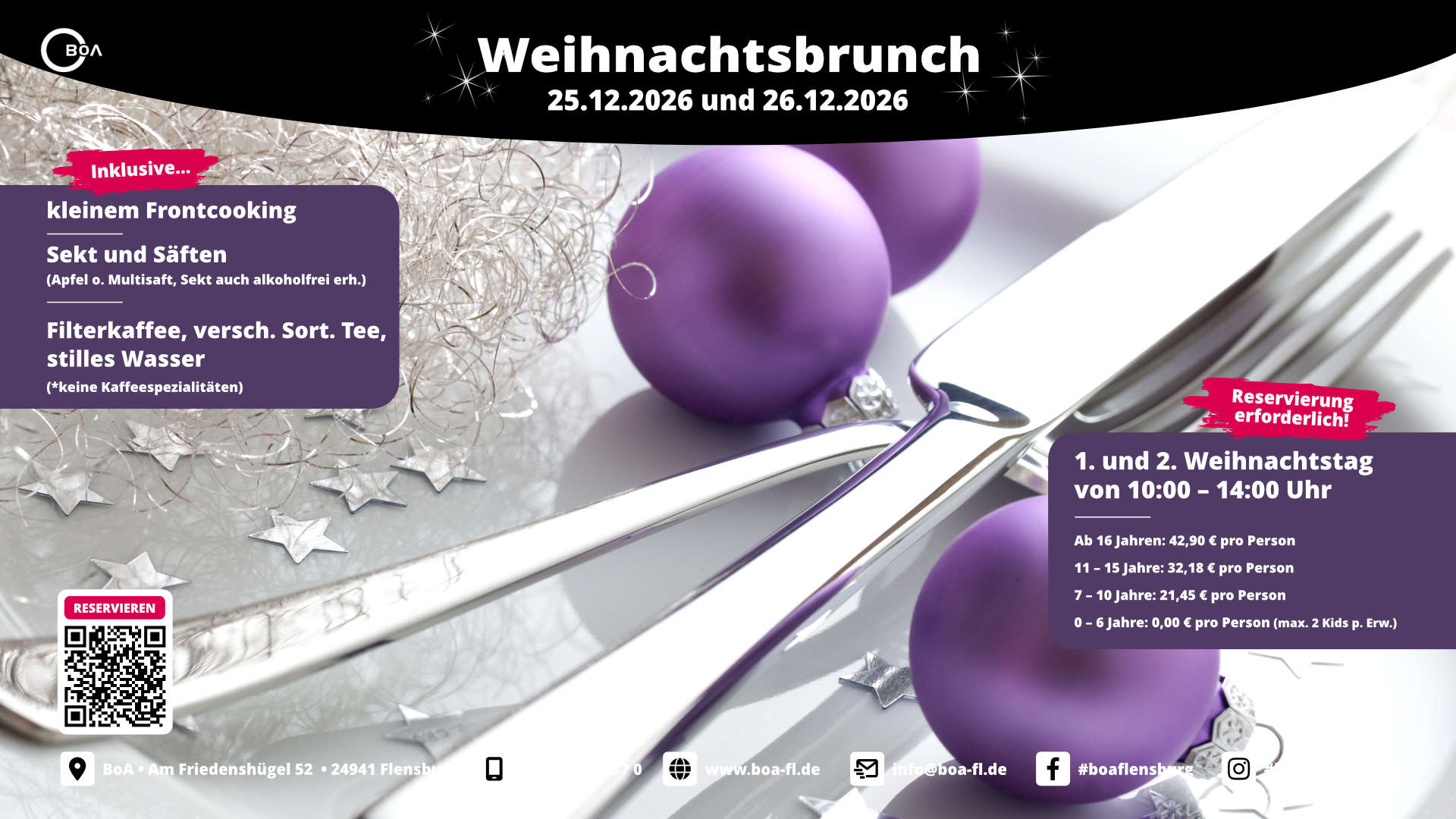 BoA Flensburg - Weihnachtsbrunch 2026
