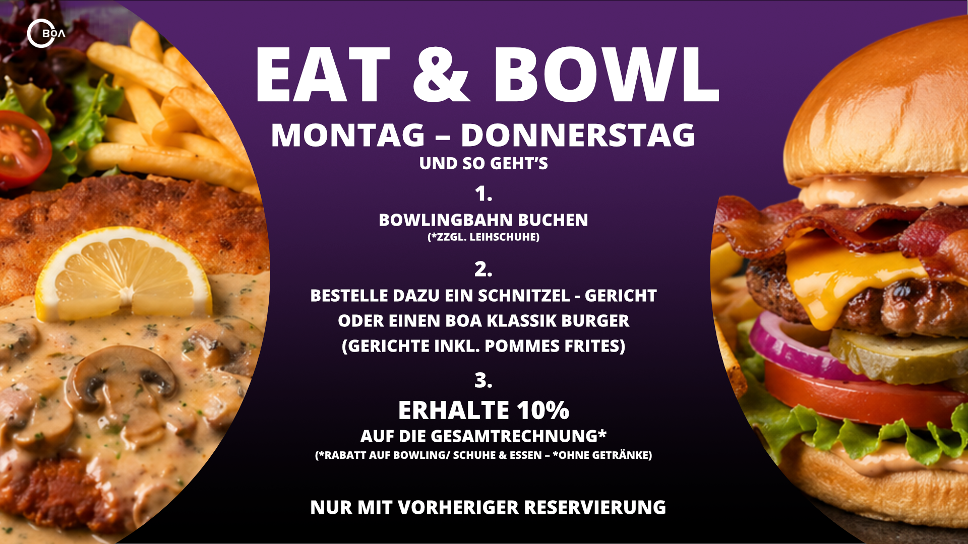 BoA Flensburg - Eat & Bowl Mo-Do