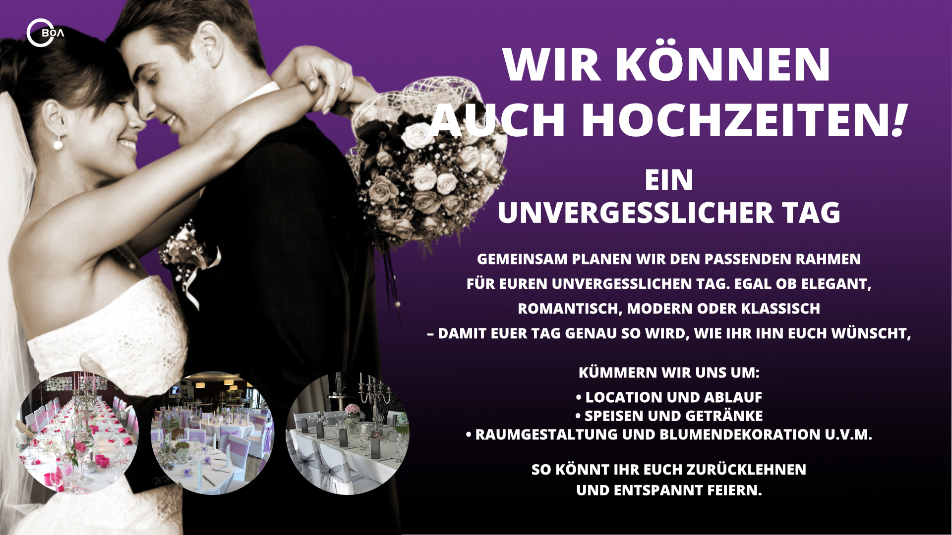 BoA Flensburg - Hochzeiten