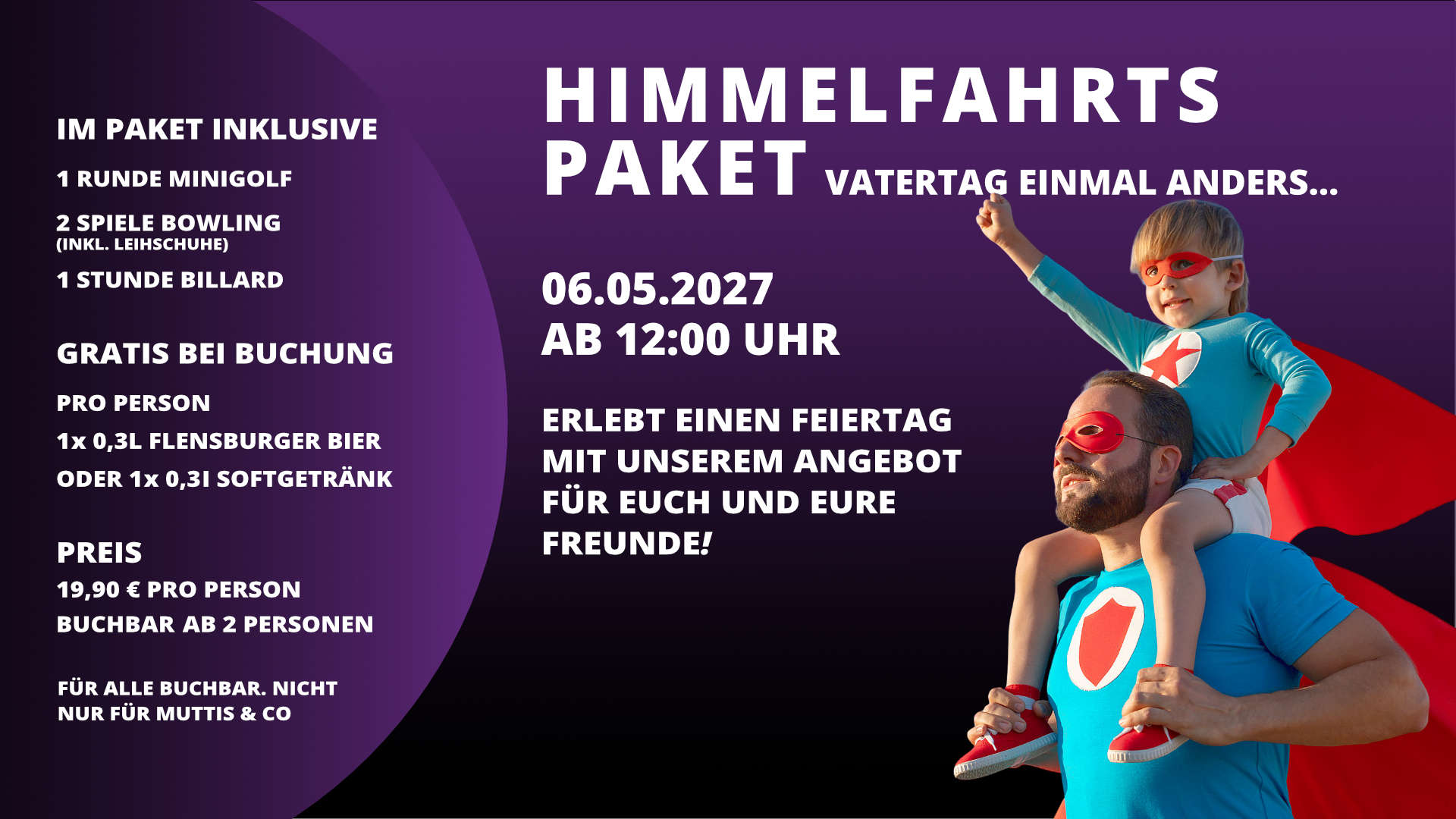 BoA Flensburg - Himmelfahrts Paket 06.5.2027